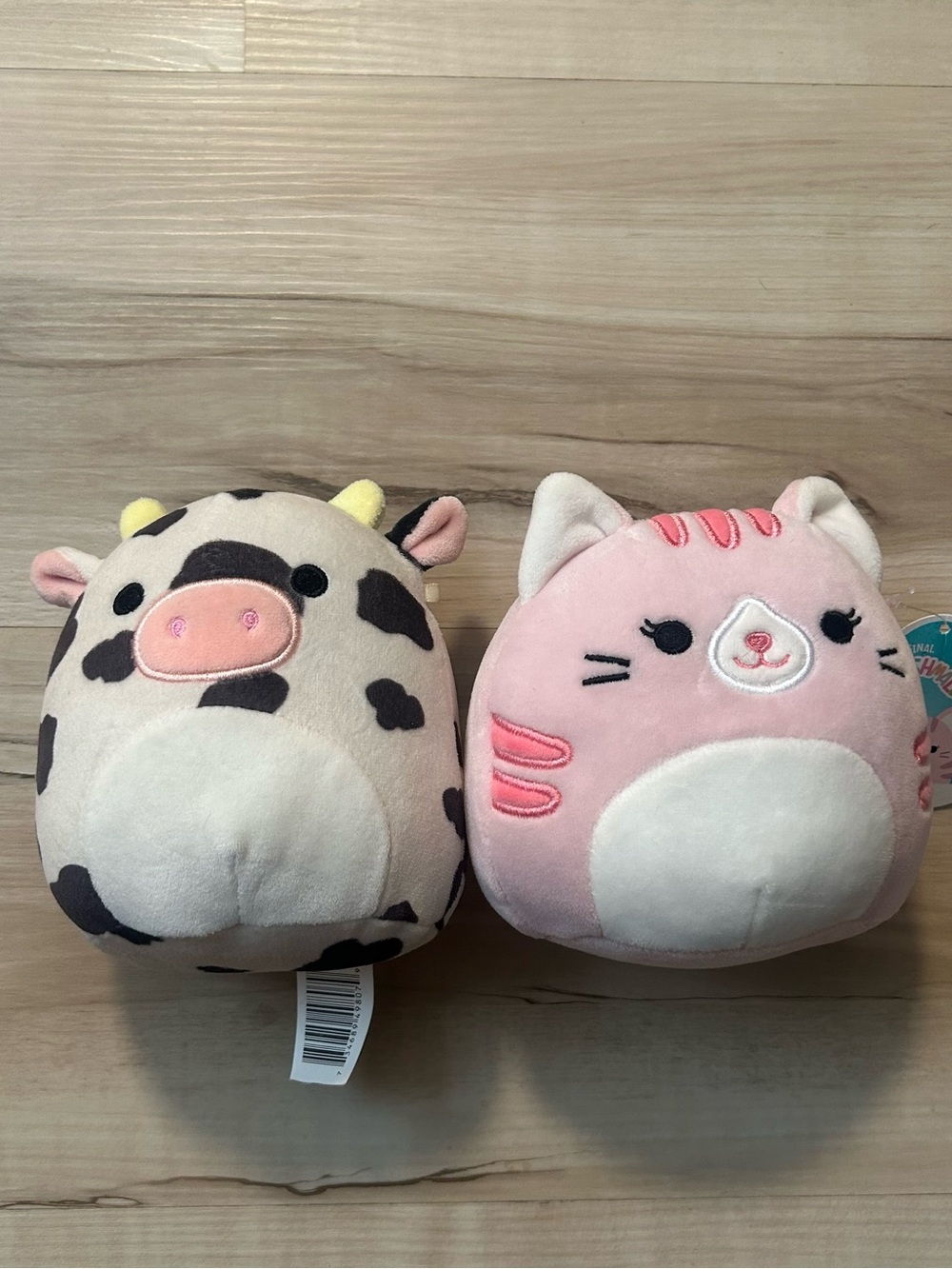 Squishmallow Lot of 2 Paulita The Cat And Colin The Cow